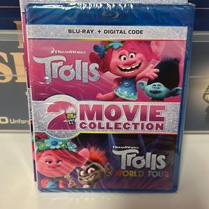 Blue -Ray t Digital Code  Trolls 2 Movie Collection